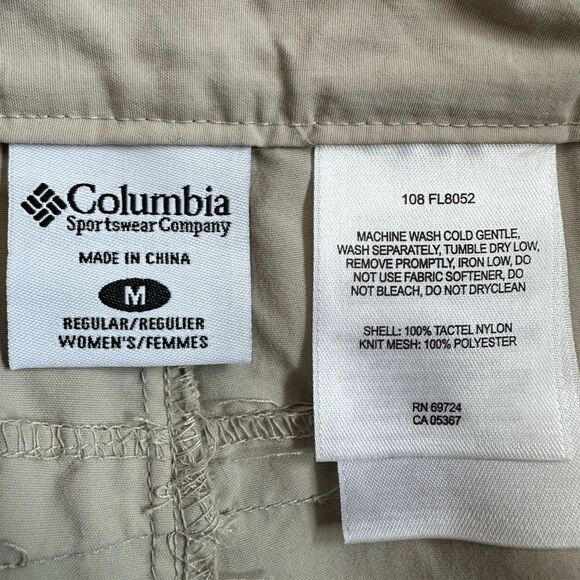 Columbia Women's Omni-Shade Convertible Pants, Sz Medium - Picture 12 of 13